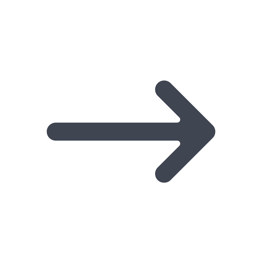 thin arrow pointing right